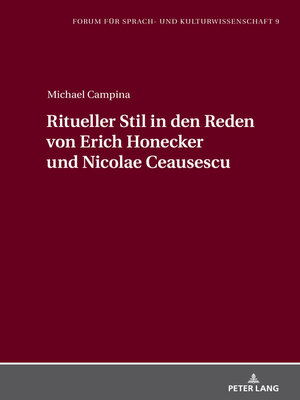 cover image of Ritueller Stil in den Reden von Erich Honecker und Nicolae Ceausescu